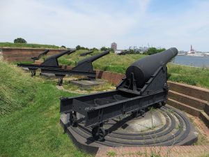 Ghostly cannons at Fort McHenry
